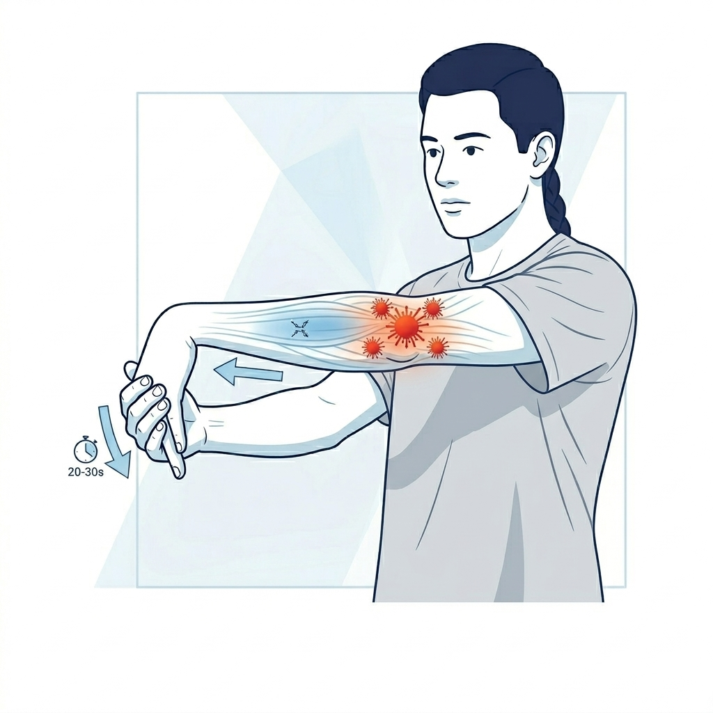 테니스엘보 스트레칭 운동